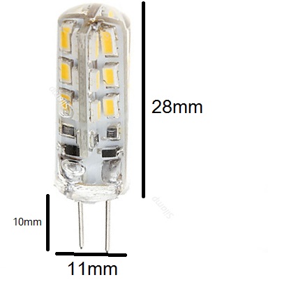 LED-G4-2W）Lampadina led G4 2W 12V lampada Lampadine g4 anche per faretti Led  g4-G4-VIVALAMP S.R.L.S